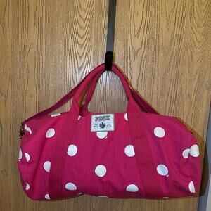 PINK Polkadot Duffel Bag